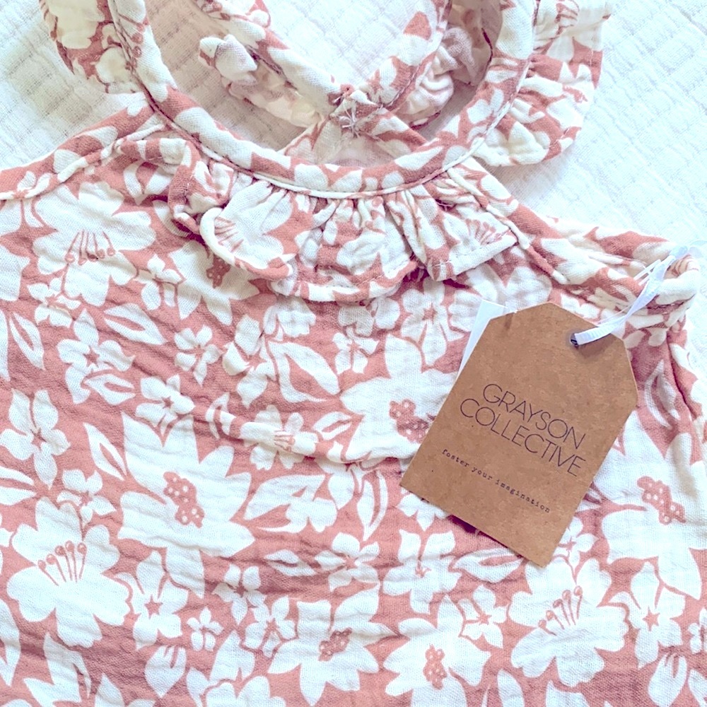 Grayson Collective Baby Boho Floral Two Piece Set. Size 0-3 months. - Picture 6 of 13